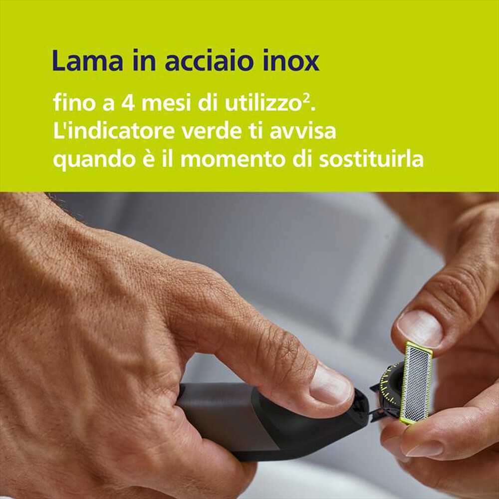 Immagine del prodotto PHILIPS - Regolabarba OneBlade Pro Face + Body QP6652/61-Nero