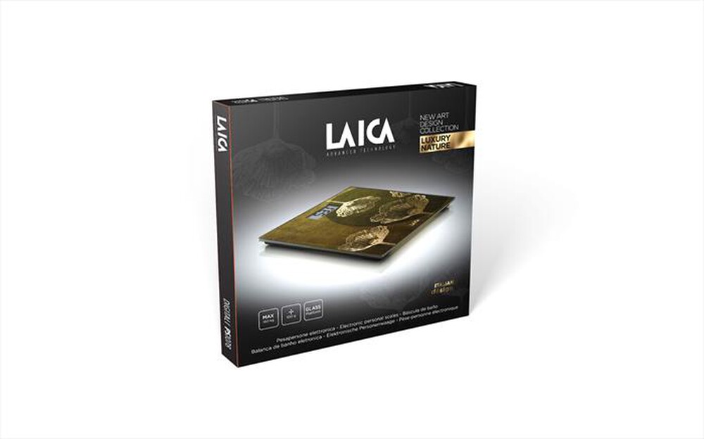 "LAICA - Bilancia Pesapersone PS1078-NERO/ORO"
