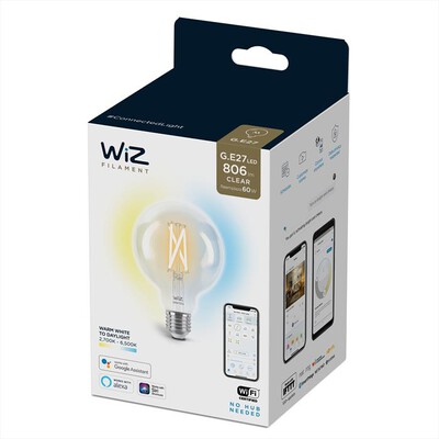 PHILIPS - WIZ TW GLOBO G95 FILAMENTO 60W E27-White