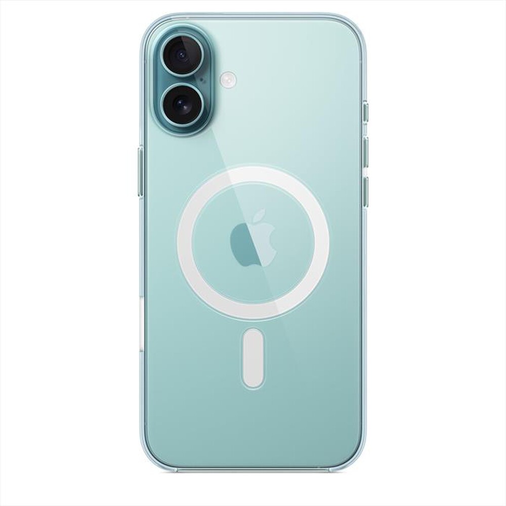 "APPLE - Custodia MagSafe trasparente per iPhone 16 Plus-Trasparente"