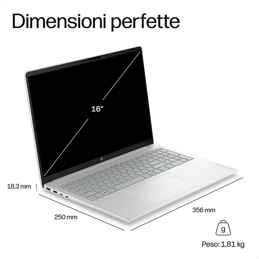 Immagine del prodotto HP - Notebook OMNIBOOK 3 16-BU0002NLX-Glacier Silver
