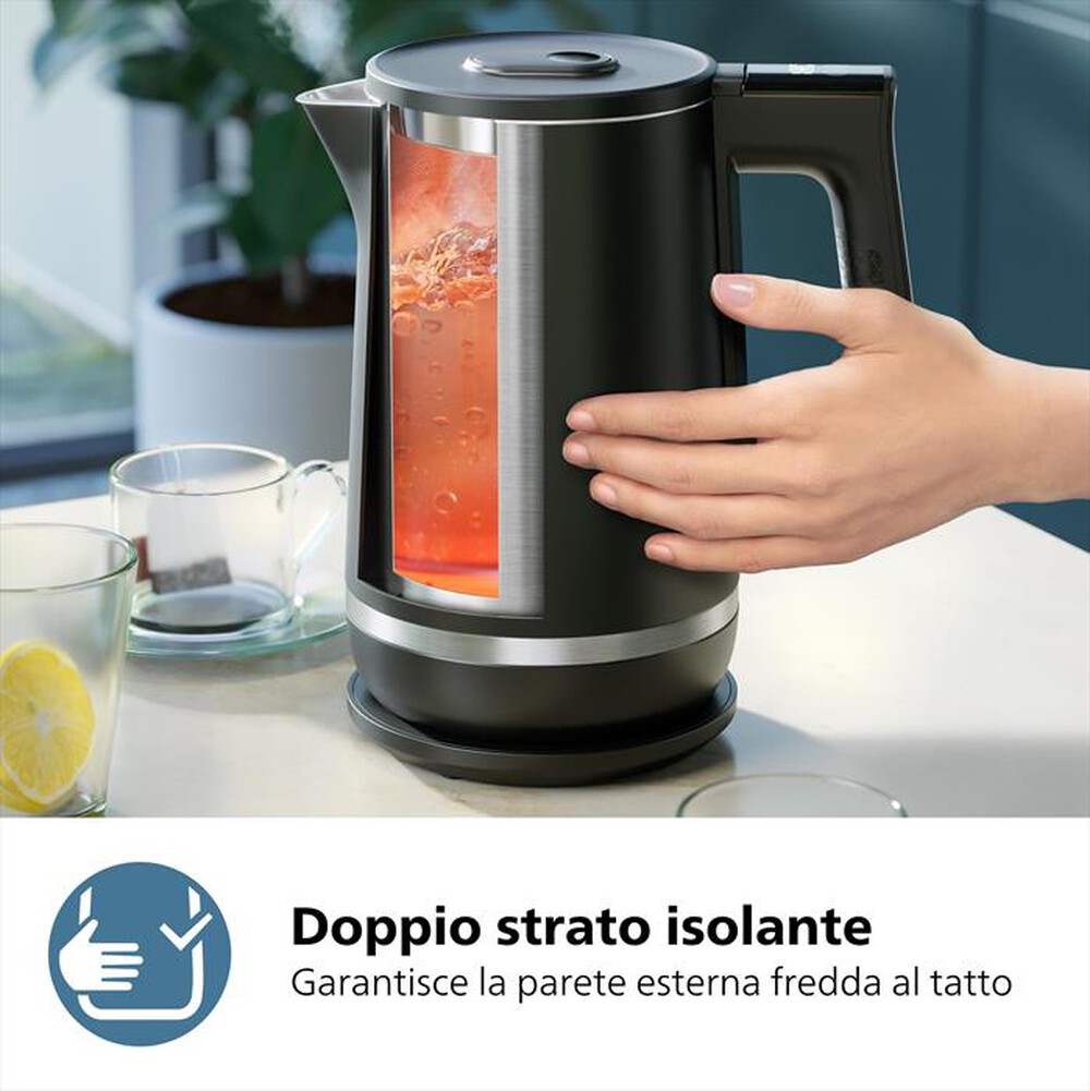"PHILIPS - Bollitore SERIES 7000 HD9396/90-Nero"