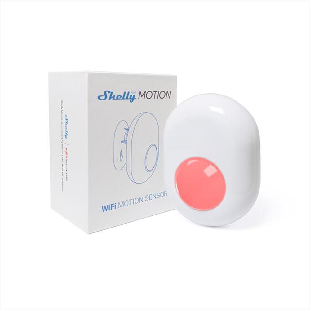"SHELLY - Sensore di movimento WiFi MOTION-White"