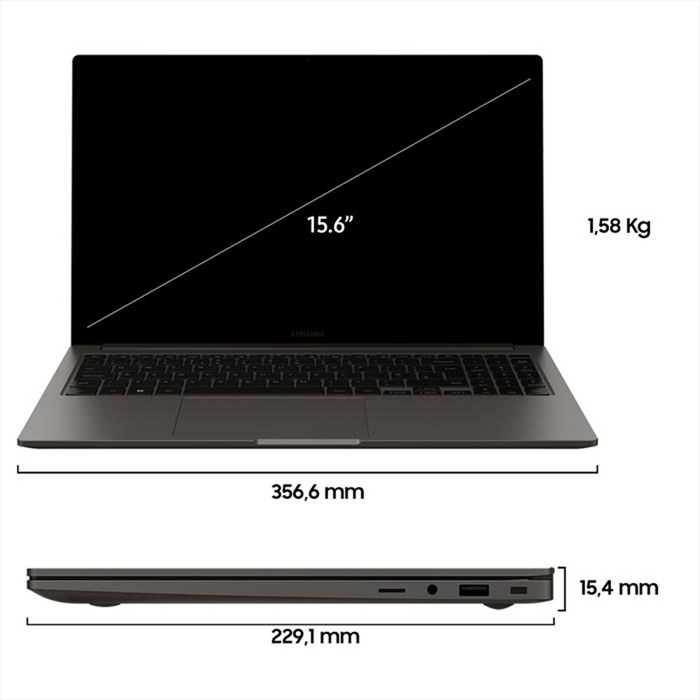 "SAMSUNG - Notebook GALAXY BOOK3-Graphite"