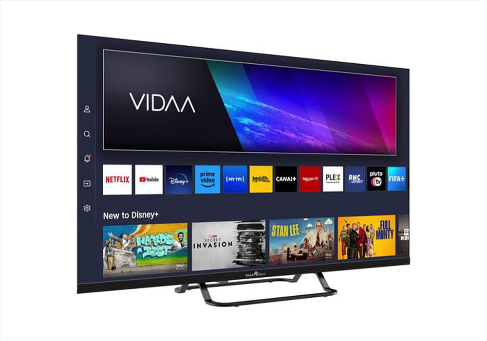 "SMART TECH - Smart TV LED HE READY 32\" 32HV02V-metal black"