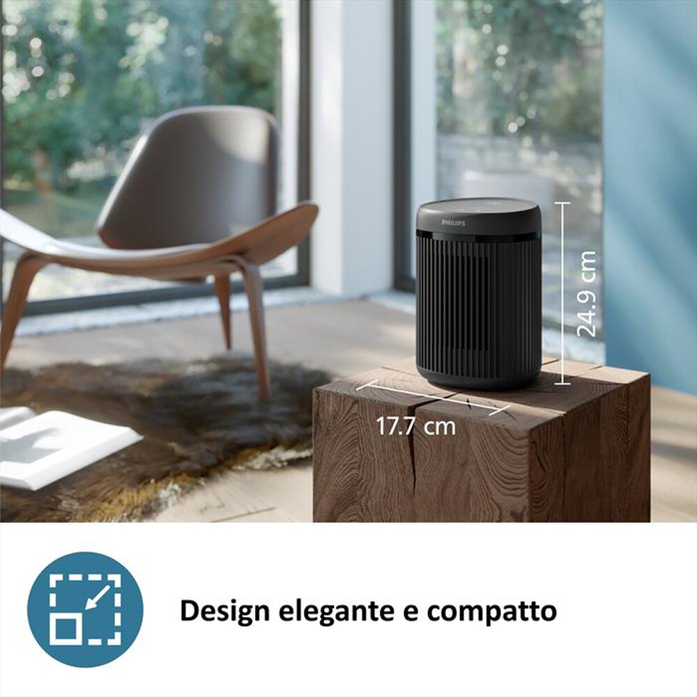 Immagine del prodotto PHILIPS - Termoventilatore SERIE 2000 CX2120/01-Nero