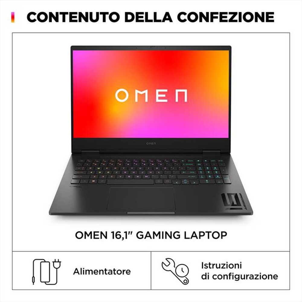 "HP - Notebook OMEN 16-WF0002NL-Shadow Black"