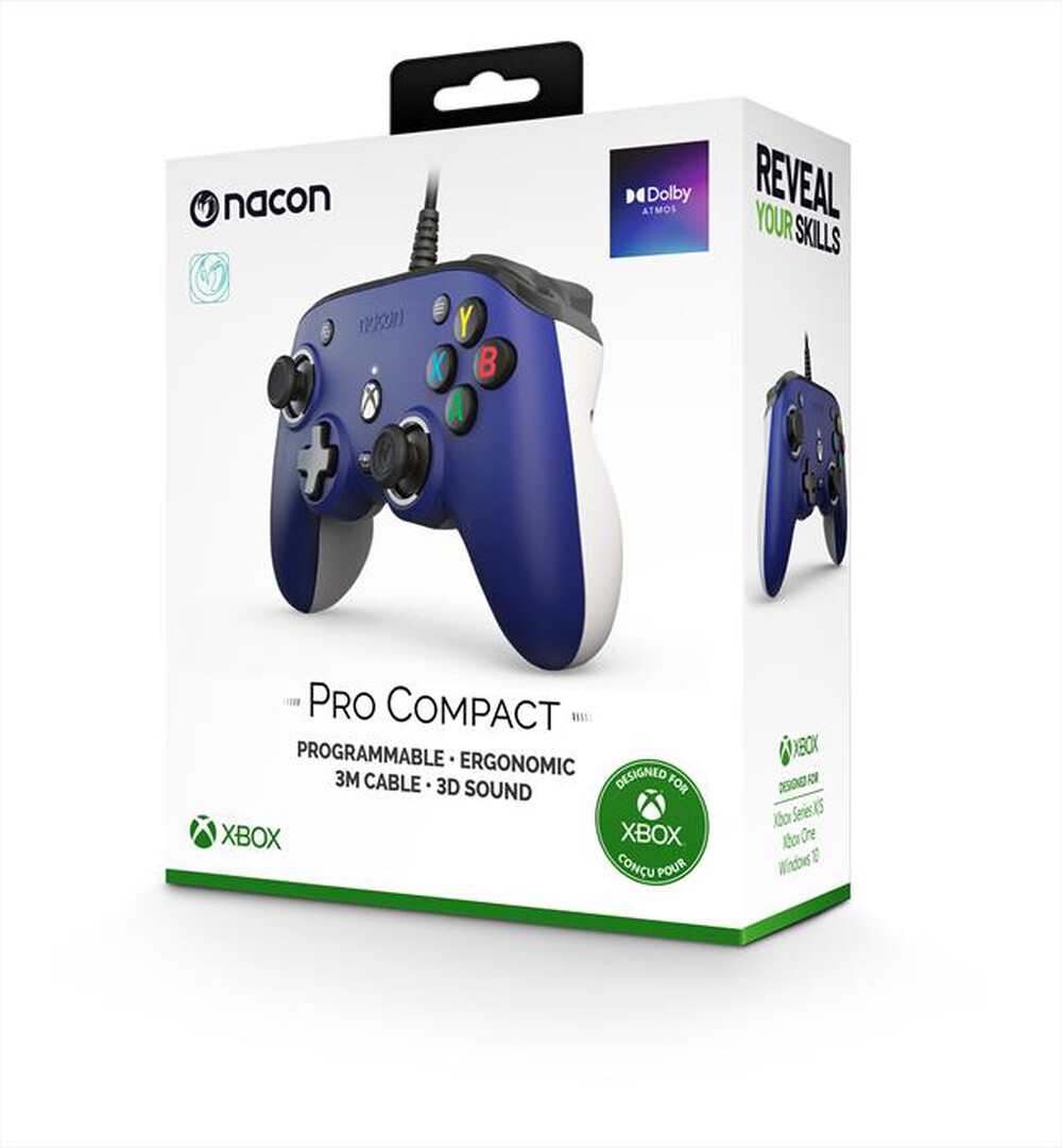 "NACON - Controller gaming OLP COMPACT CONTROLLER PRO XBX-BLU"