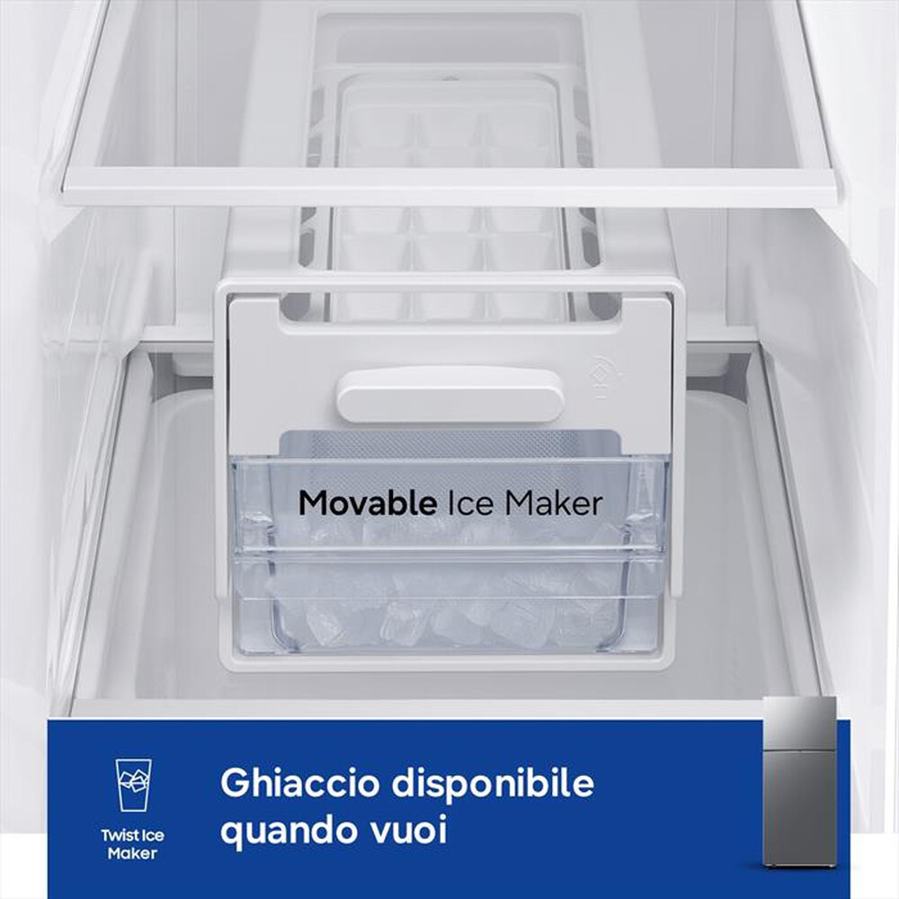 Immagine del prodotto SAMSUNG - Frigorifero 2 porte RT53DG7A14S9EF Classe E 530 lt-Metal Inox
