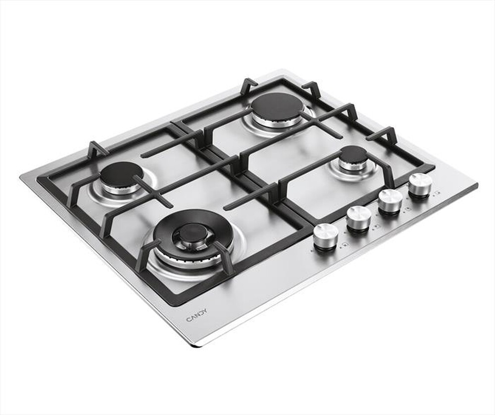 Immagine del prodotto CANDY - Piano cottura gas CHG6BF4WTX 59,5 cm-Acciaio inox