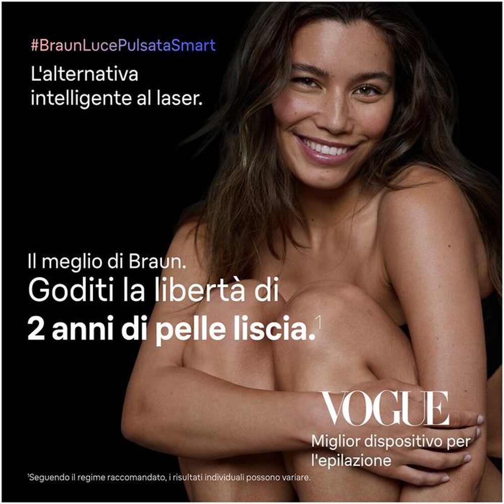 Immagine del prodotto BRAUN - Epilatore a luce pulsata smart IPL PL7211 BOX EURO-BIANCO/BRONZO