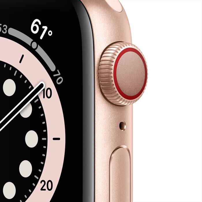 APPLE - Apple Watch Series 6 GPS+Cellular 40mm All Oro - Cinturino Sport  Rosa Sabbia | Euronics