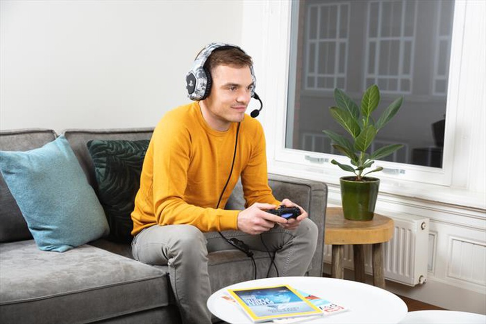 "TRUST - GXT 488 FORZE-G PS4 HEADSET-Grey Camouflage"