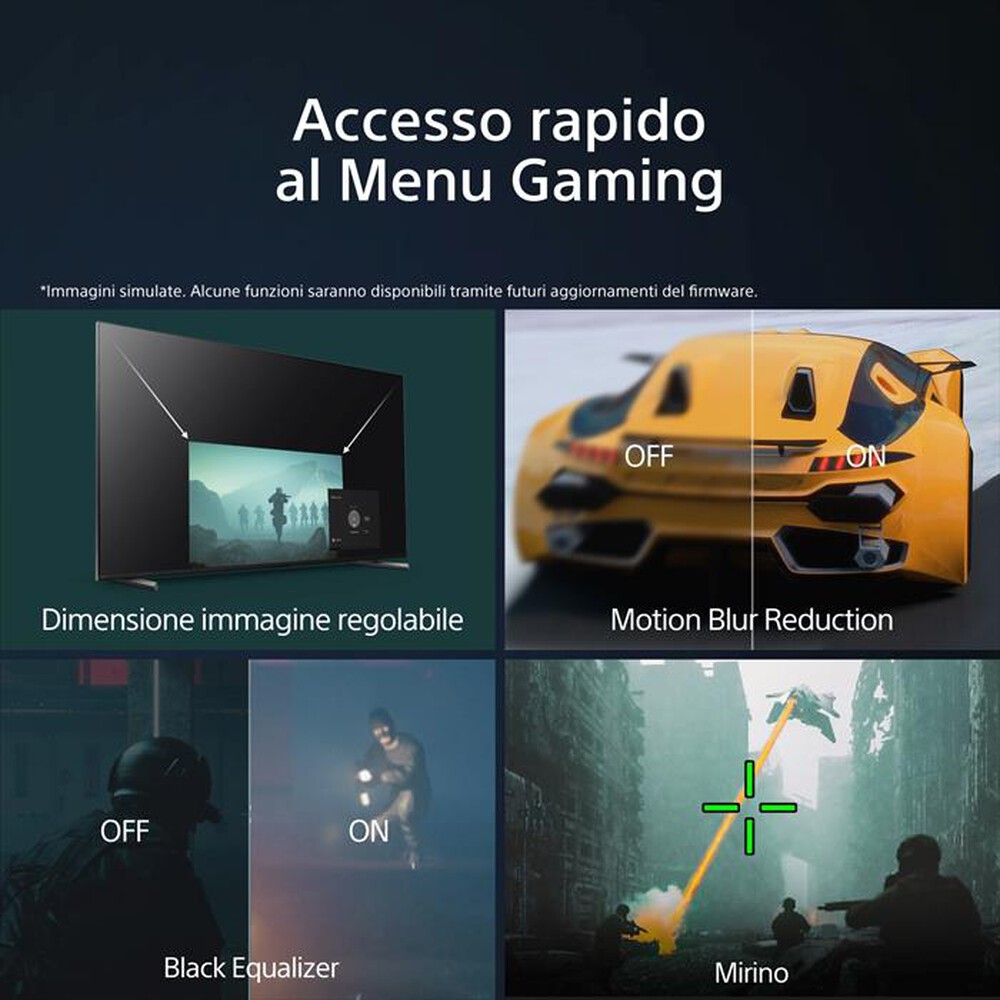 "SONY - Smart TV OLED UHD 4K 83\" XR83A80LPAEP-Nero"