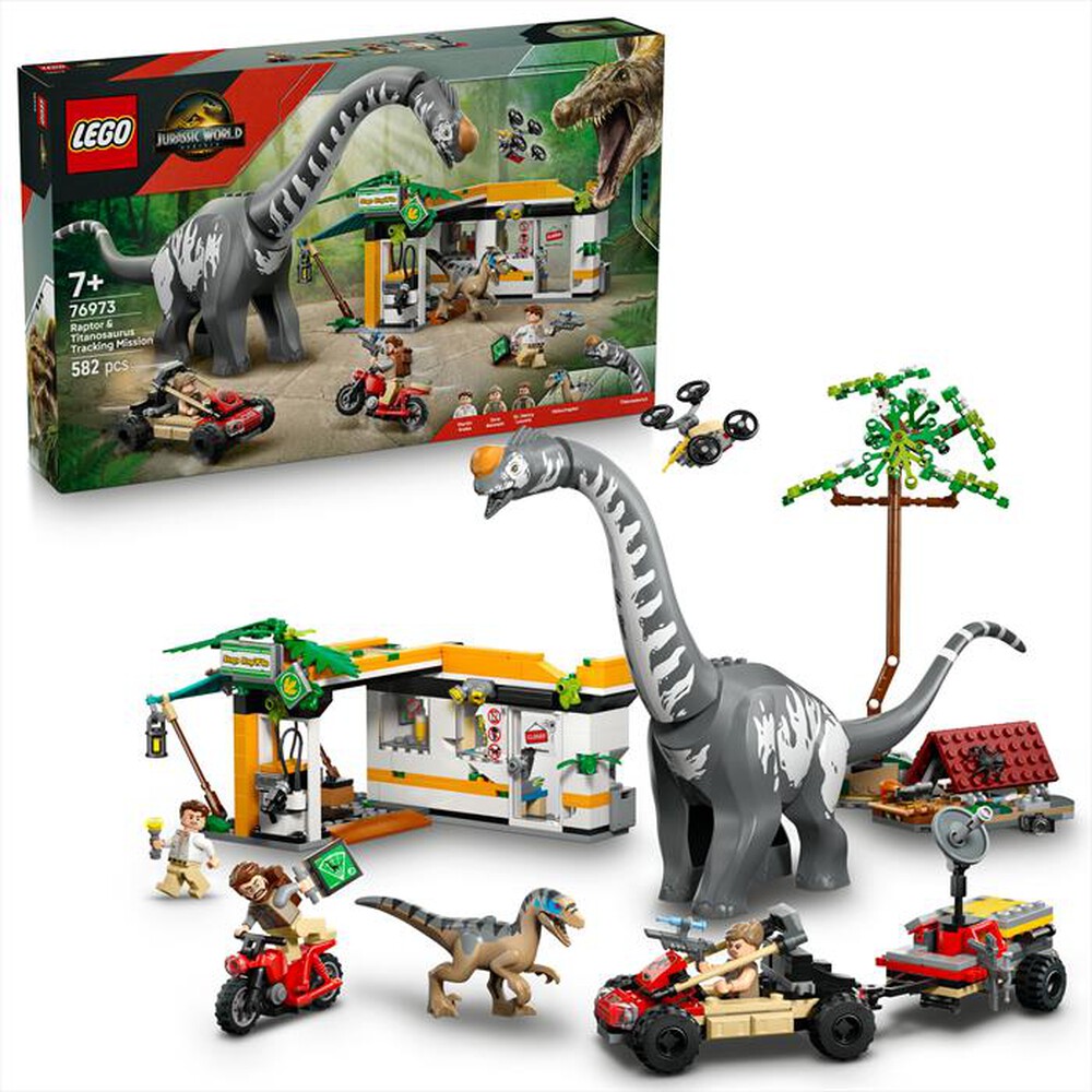 Immagine del prodotto LEGO - JURASSIC WORLD Ricerca Raptor e Titanosauro 76973