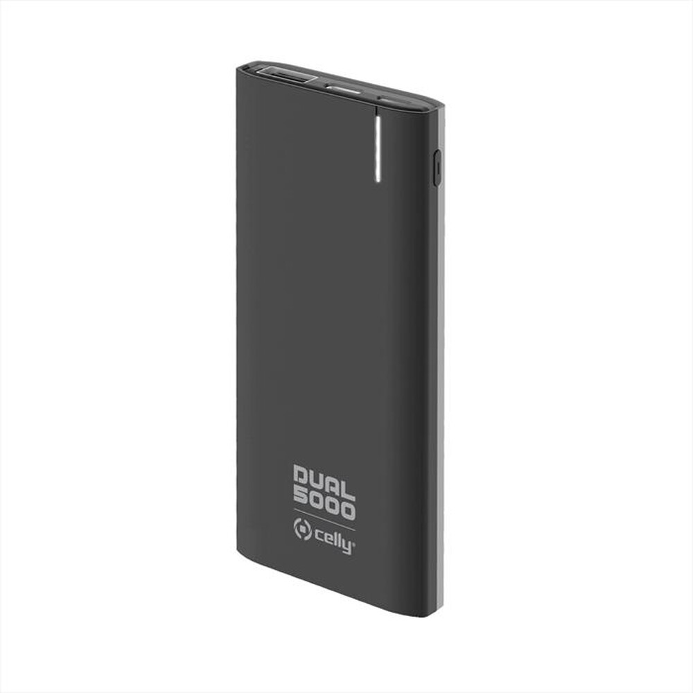 "CELLY - PBDUAL5000BK - POWERBANK DUAL 5000MAH-Nero"