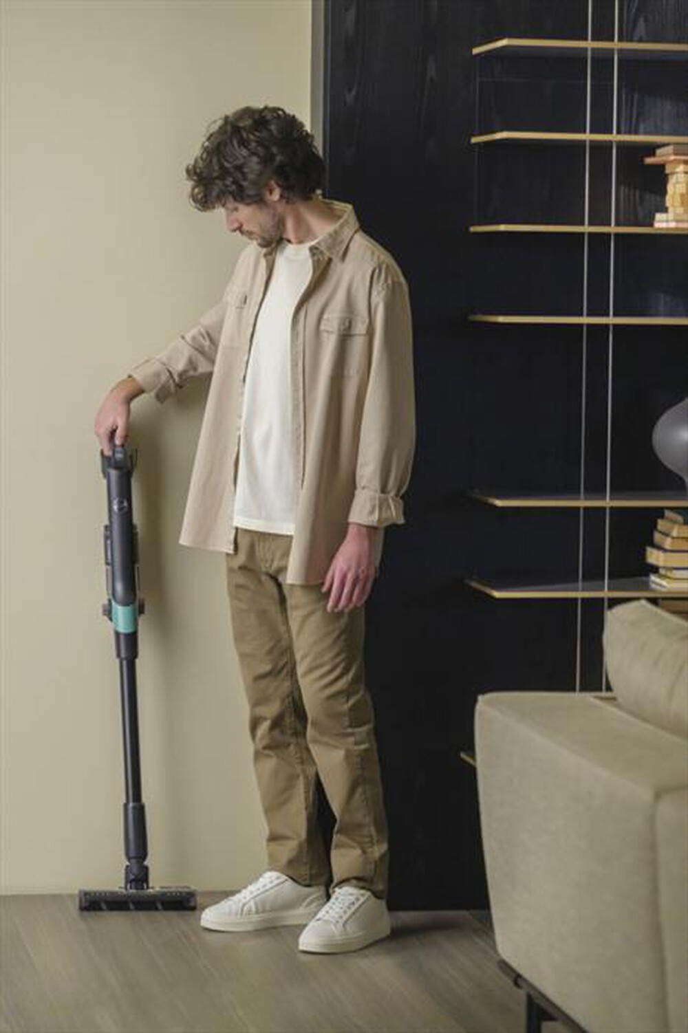"HOOVER - Aspirapolvere ricaricabile HF201P 011-Blu"