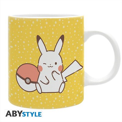 ABYSSE - POKEMON Tazza 320 ml PIKACHU ELECTRIC TYPE-giallo