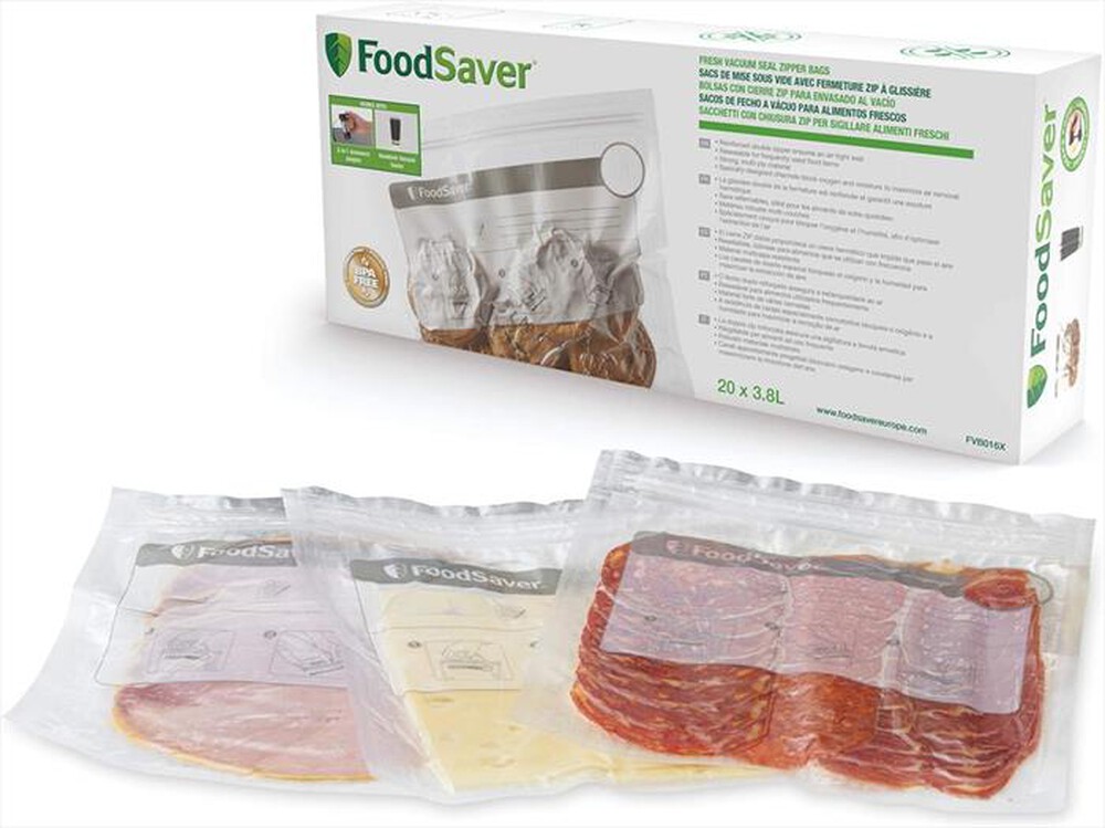 Immagine del prodotto FOODSAVER - 2O SACCHETTI 3.8L ZIP