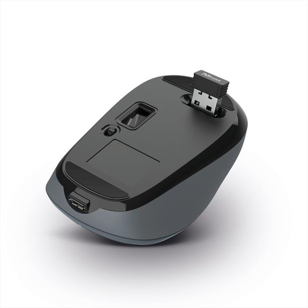 "TRUST - YVI RECHARGEABLE MOUSE BLACK-Black"