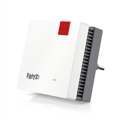 FRITZ! - Mesh Wi-Fi Extender Repeater 1700 WIFI 7-bianco/rosso