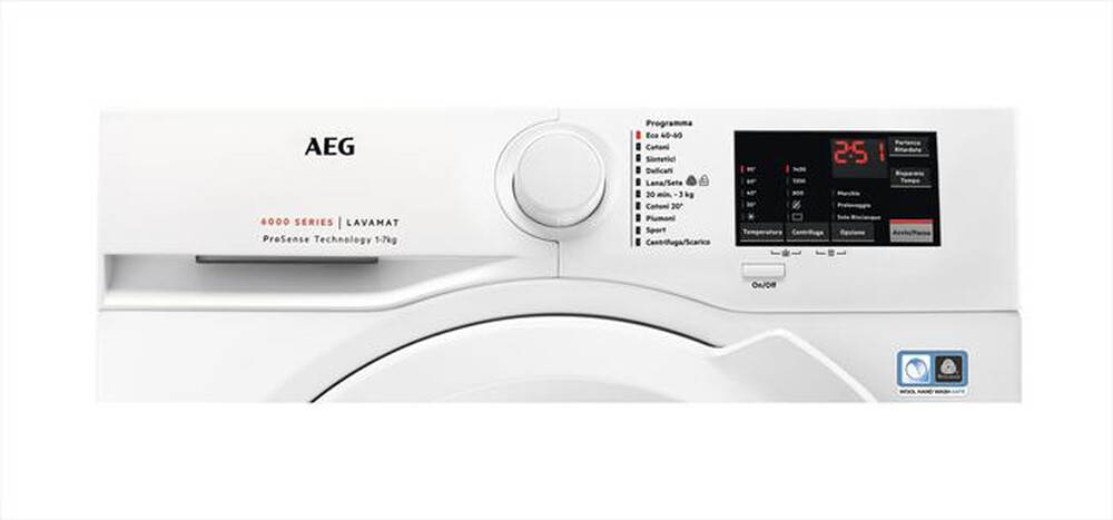 "AEG - Lavatrice L6FBI743 7 Kg Classe C-Bianco"