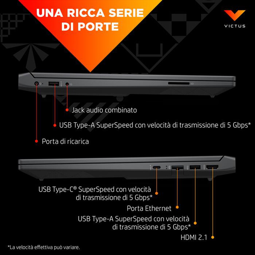 "HP - Notebook VICTUS 15-FA1014NL-Mica Silver"