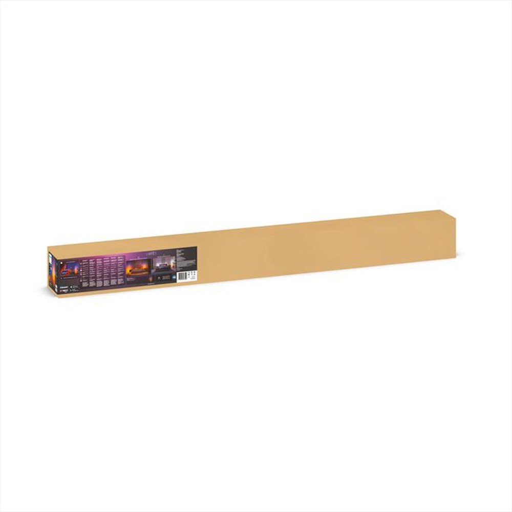 "PHILIPS - HUE GRADIENT SIGNE LAMPADA DA TERRA EFFETTO LEGNO-Bianca"