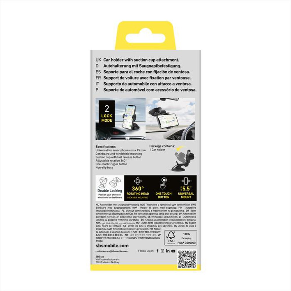 Immagine del prodotto SBS - TESUPUNIONETOUCH-Nero