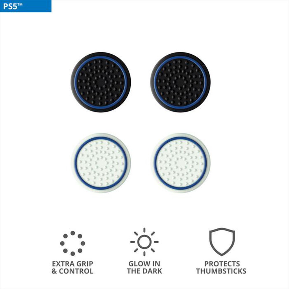 Immagine del prodotto TRUST - GXT266 4-PACK THUMB GRIPS PS5-Black/White