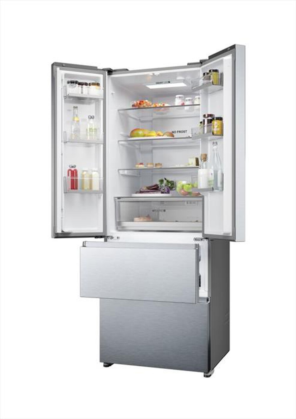"HAIER - Frigorifero side by side HFR5719ENMG Classe E-Argento"