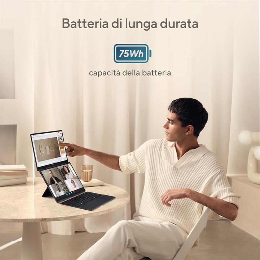 Immagine del prodotto ASUS - Zenbook Duo OLED UX8406CA-PZ961W-Inkwell Gray