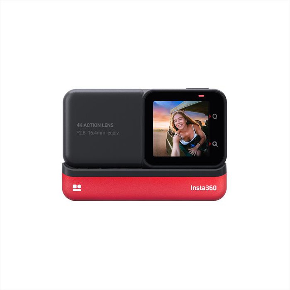 "INSTA360 - Action cam ONE RS 4K EDITION-Black/Red"