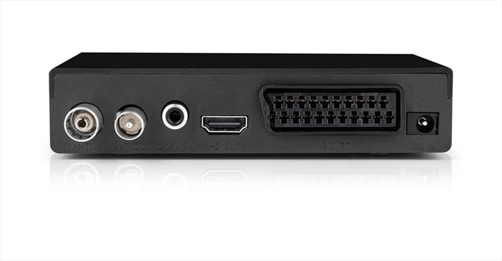 "TELESYSTEM - Decoder digitale terrestre TS6105 T2 HEVC MAIN 10-Black"