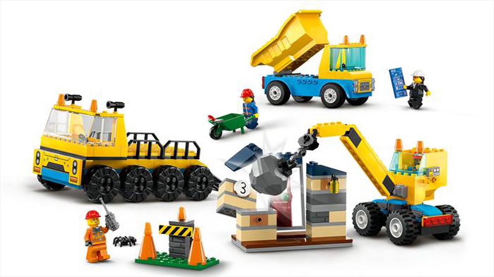 Immagine del prodotto LEGO - CITY GREAT VEHICLES Camion da cantiere e gru 60391