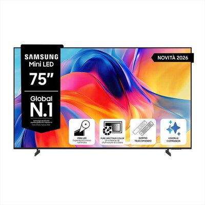 SAMSUNG - Smart TV Mini LED 4K AI 75" UE75M70HAUXZT-Titan Gray