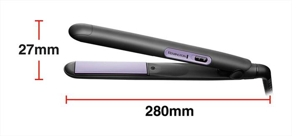 "REMINGTON - Asciugacapelli D3016GP-nero/viola"
