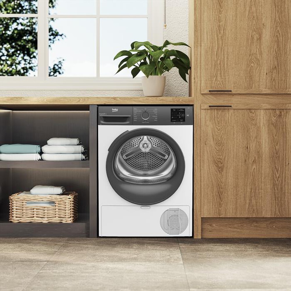 Immagine del prodotto BEKO - Asciugatrice BMTEU93EA 9 Kg Classe D-Grigio, Bianco