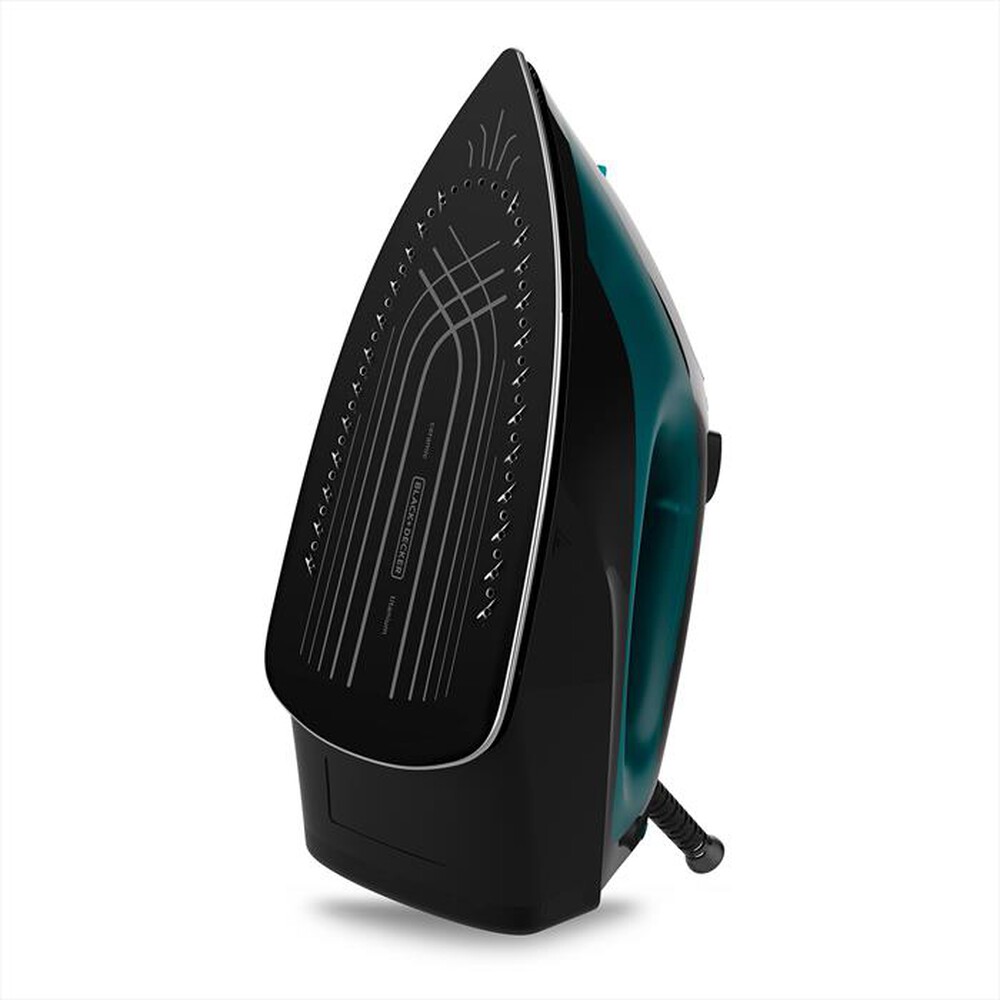 "BLACK & DECKER - Ferro da stiro a vapore BXIR2403E-Nero/smeraldo"