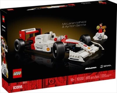 LEGO - ICONS McLaren MP4/4 e Ayrton Senna - 10330-Multicolore