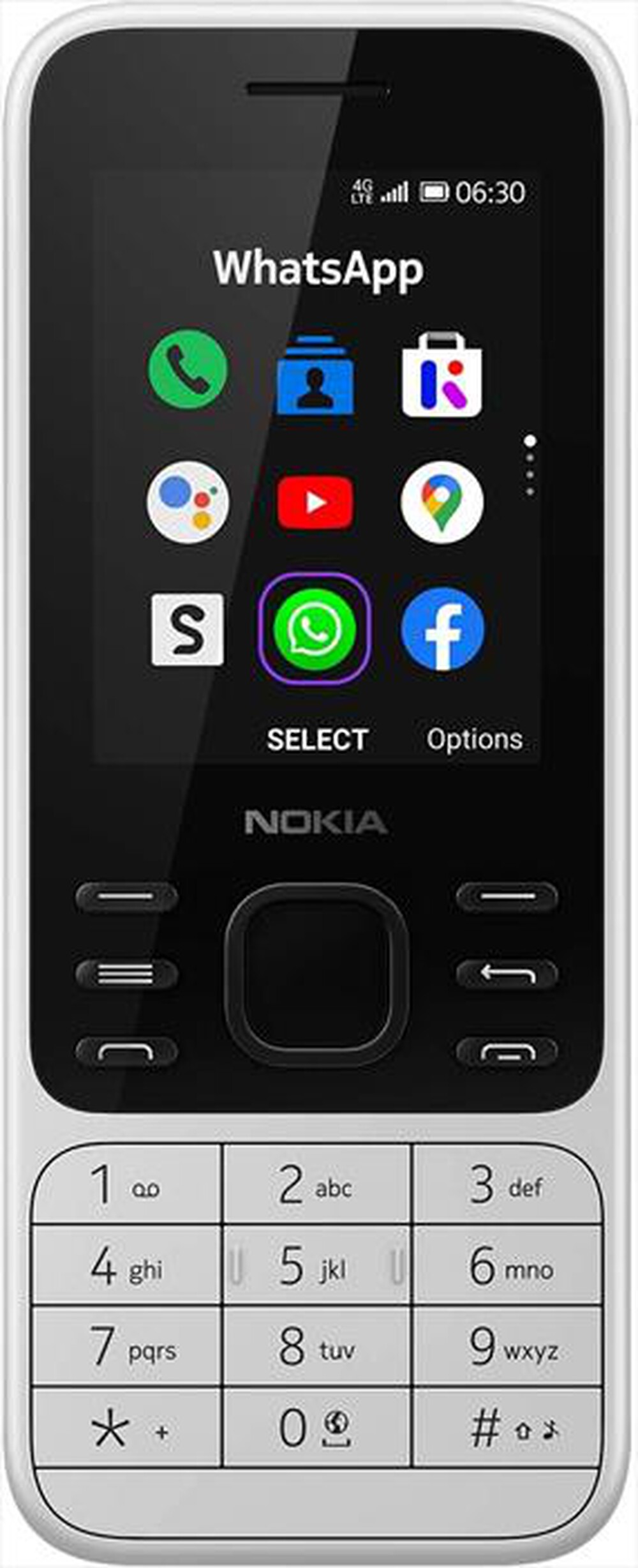 "NOKIA - 6300-White"