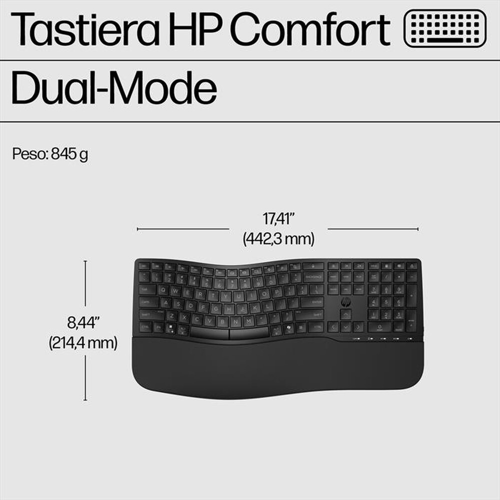 Immagine del prodotto HP - Tastiera + Mouse HP 680 COMFORT DUAL-MODE-Nero