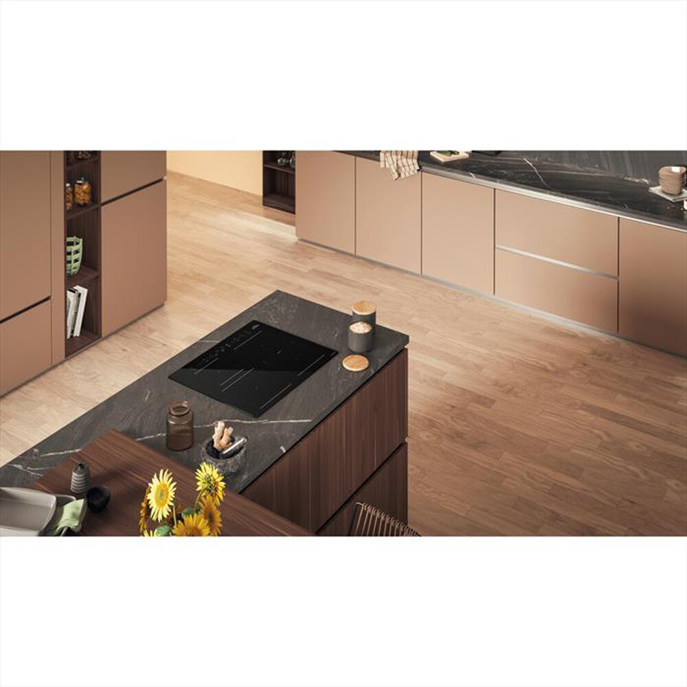 "HOTPOINT ARISTON - Piano cottura elettrico CLEANPROTECT HB 4860C CPNE-Nero"