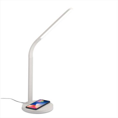 CELLY - LAMPADA LED CON CARICA WIRELESS-Bianco/Plastica