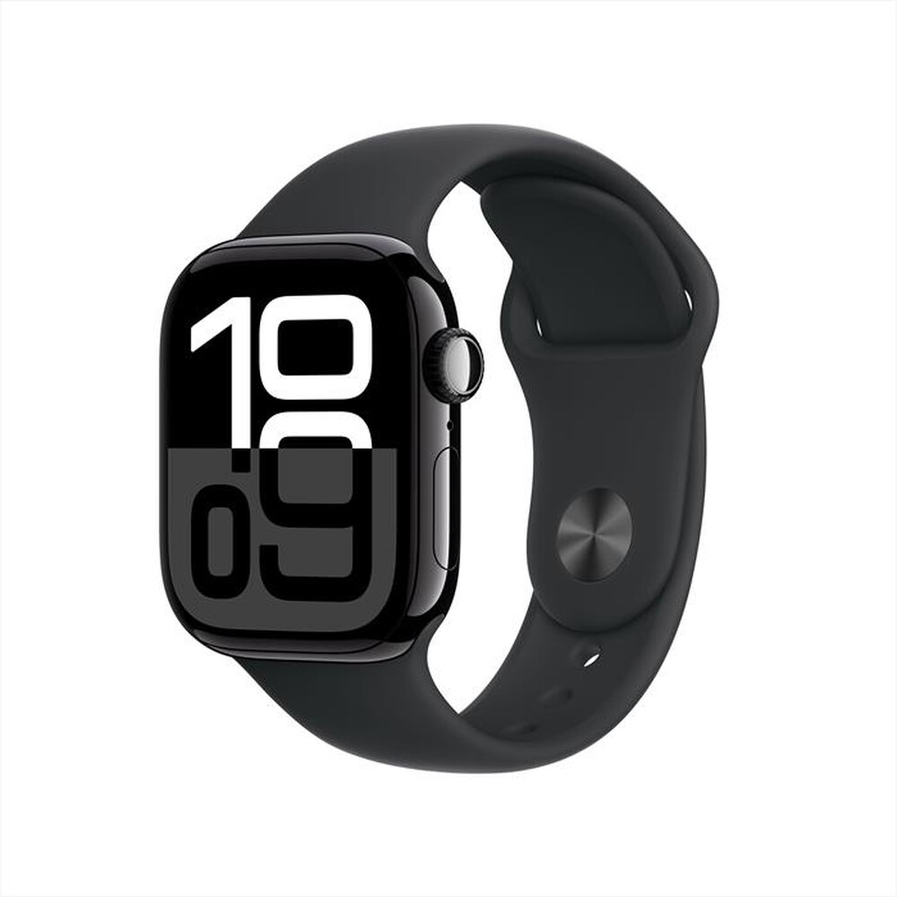 APPLE - Watch Series 10 GPS 42mm Alluminio-Jet Black Sport Band Nero S/M
