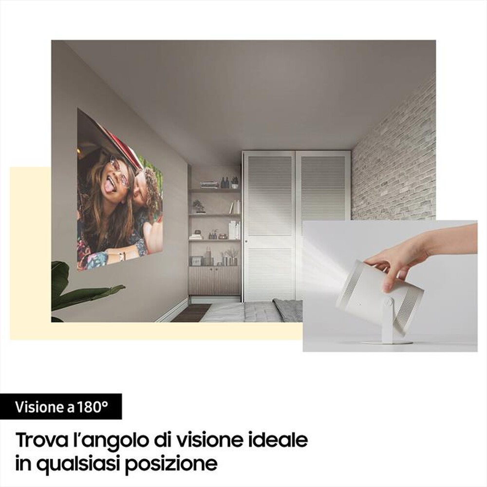 "SAMSUNG - Videoproiettore Freestyle SP-LSP3BLAXXE-White"