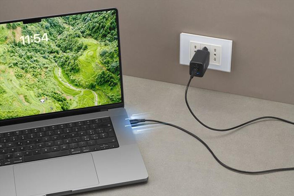 Immagine del prodotto CELLULARLINE - Cavo 5A da USB-C a USB-C da 200 cm-Nero