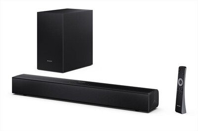 SHARP - Soundbar compatta 2.1 HT-SBW121-Black