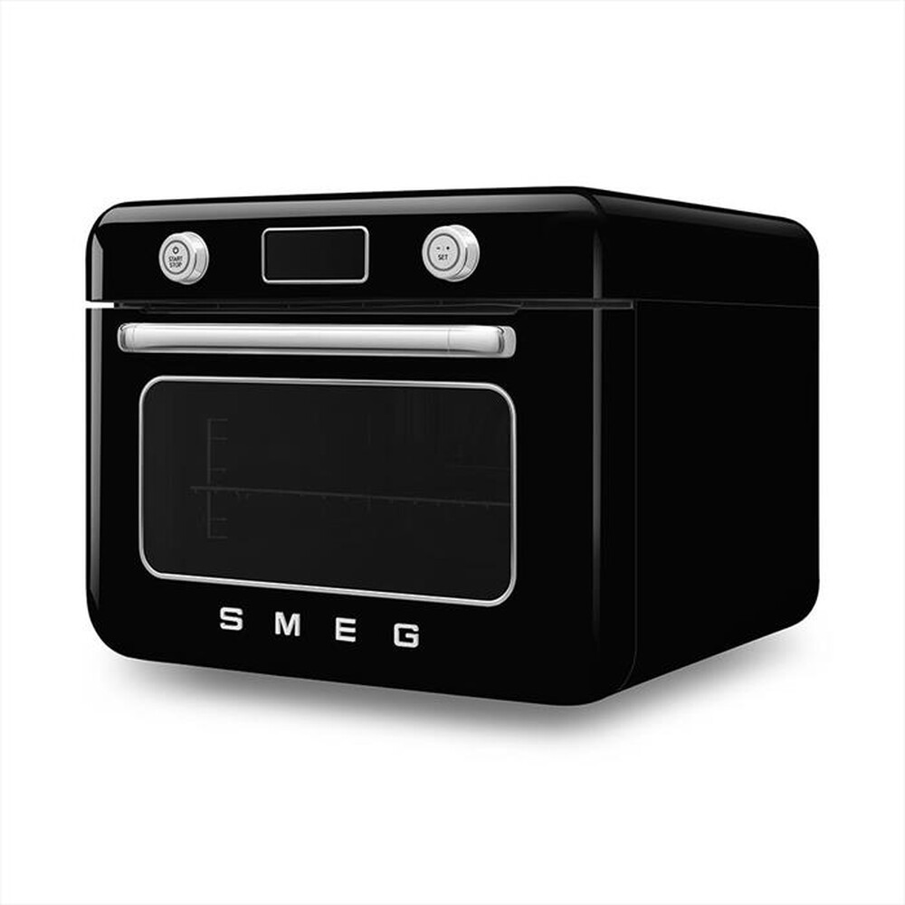 "SMEG - Forno combinato a vapore da appoggio COF01BLEU-Nero"