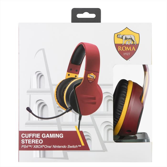 QUBICK - CUFFIE GAMING STEREO AS ROMA - | Euronics